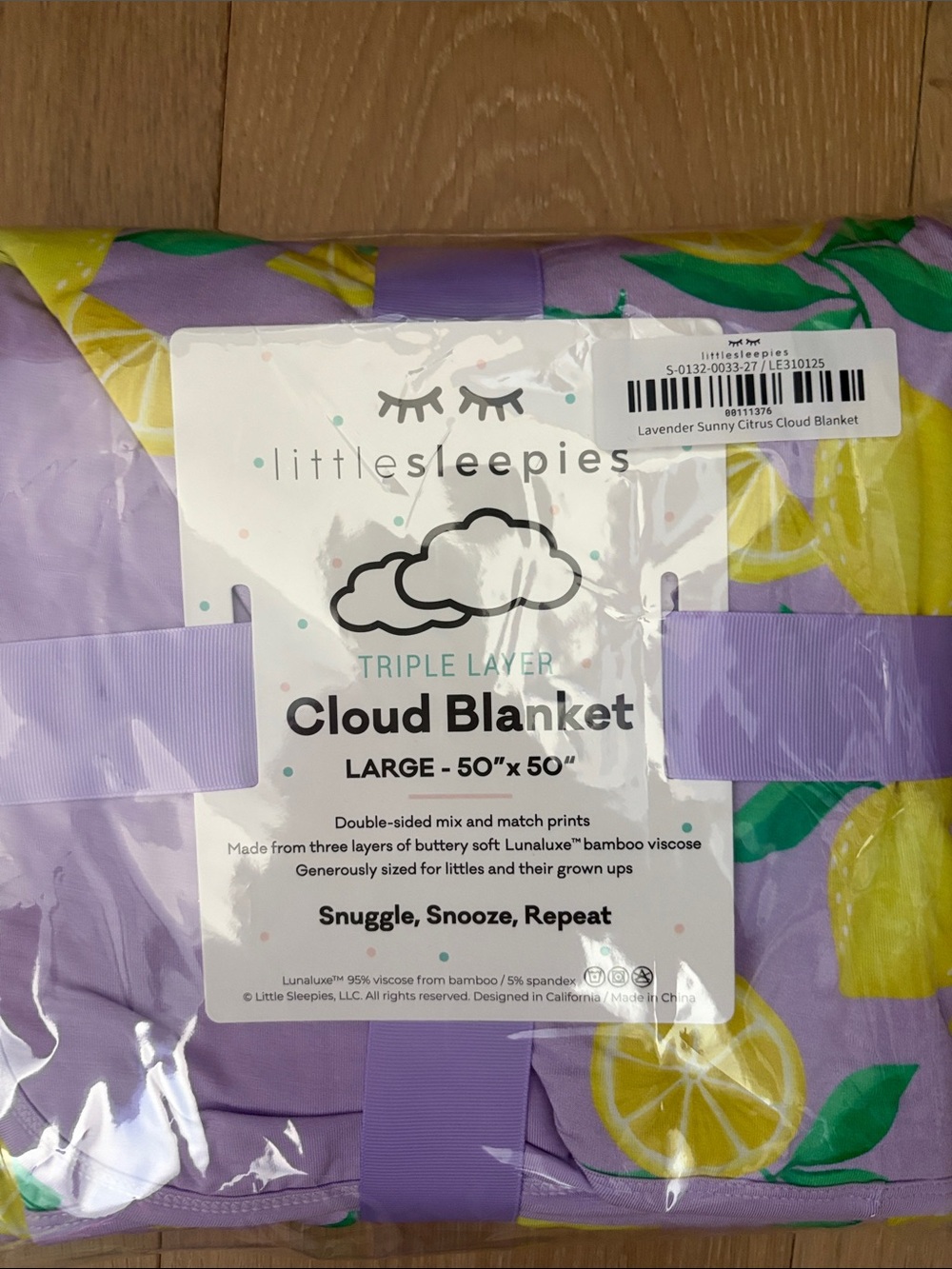 Little Sleepies Lavender Sunny Citrus